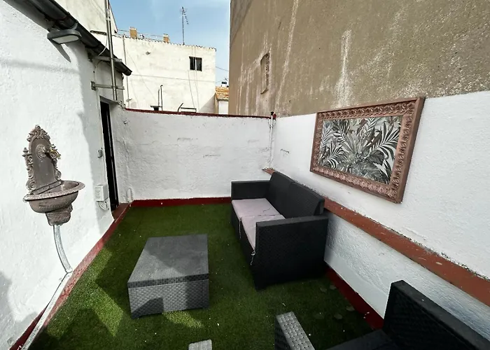 Apartamento con terraza céntrico moderno Nuevo